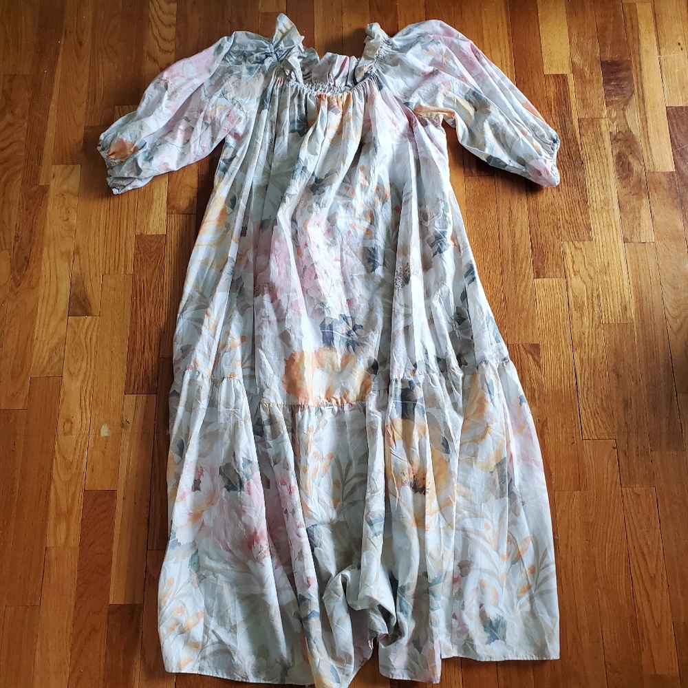 H&M Flower Print Victorian Style Dress